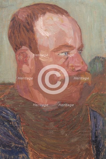 Navvy, 1920. Creator: Helmer Osslund.