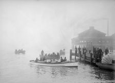 Navy, U.S. Pier at Old Pt. Comfort, 1914. Creator: Harris & Ewing