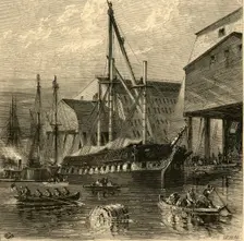 Navy Yard 1874. Creator: W.H. Morse