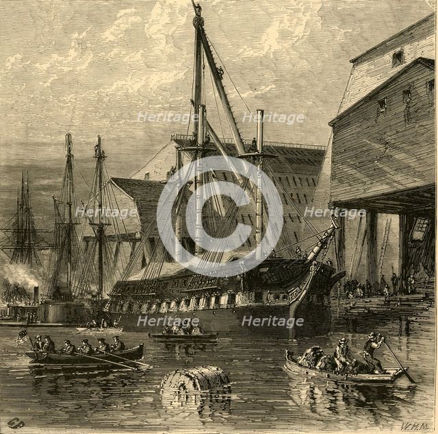 'Navy Yard', 1874.  Creator: W.H. Morse.