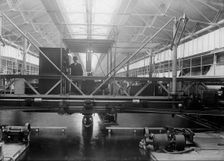 Navy Yard, U.S., Washington - Model Testing Basin, Maryland, 1917. Creator: Harris & Ewing