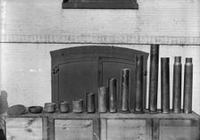 Navy Yard, U.S., Washington - Cartridge Cases, 1917. Creator: Harris & Ewing
