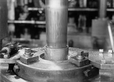 Navy Yard, U.S., Washington - Hydraulic Ram, Used in Making C.C., 1917. Creator: Harris & Ewing