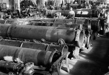 Navy Yard, U.S., Washington - Torpedo Shop, 1917. Creator: Harris & Ewing