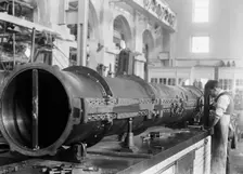 Navy Yard, U.S., Washington - Torpedo Shop, 1917. Creator: Harris & Ewing