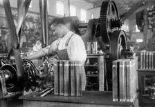 Navy Yard, U.S., Washington - Various Operations in Making C.C., 1917. Creator: Harris & Ewing