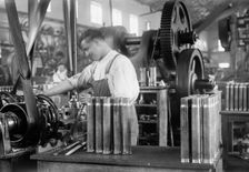 Navy Yard, U.S., Washington - Various Operations in Making C.C., 1917. Creator: Harris & Ewing
