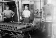 Navy Yard, U.S., Washington - Various Operations in Making C.C., 1917. Creator: Harris & Ewing