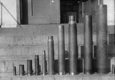 Navy Yard, U.S., Washington - Cartridge Cases, 1917. Creator: Harris & Ewing