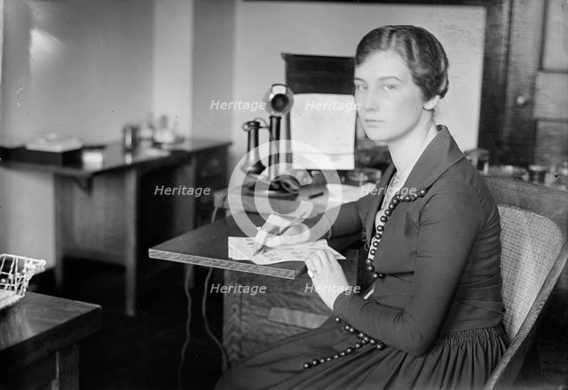 Navy Department, U.S. Intelligence Bureau, Finger Print Department, 1918. Creator: Harris & Ewing.