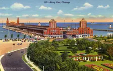 Navy Pier, Chicago, Illinois, USA, 1941