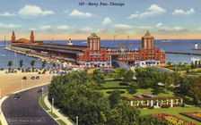 Navy Pier, Chicago, Illinois, USA, 1941