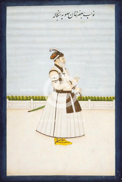 Nawab Mir Jafar Khan (reigned 1704-1726), between 1760 and 1775. Creator: Unknown.