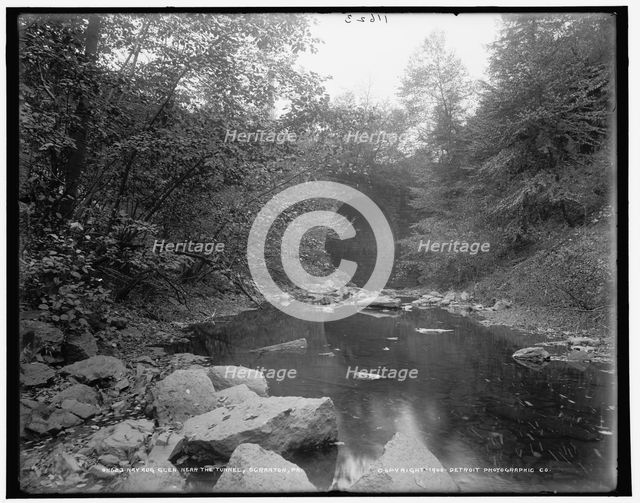 Nay Aug Glen near the tunnel, Scranton, Pa., c1900. Creator: Unknown.