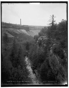 Nay Aug Glen from boulevard bridge, Scranton, Pa., between 1890 and 1901. Creator: Unknown