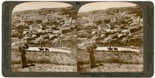 Nazareth, as seen from the north-east, Palestine, 1900.Artist: Underwood & Underwood