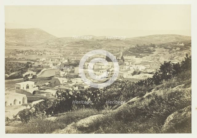 Nazareth, From the North-West, 1857. Creator: Francis Frith.