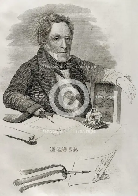 Nazario Eguía (Nazario de Eguía y Sáenz de Buruaga (1777-1865), Count of Casa Eguía, 1842.  Creator: Unknown.