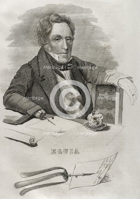 Nazario Eguía (Nazario de Eguía y Sáenz de Buruaga (1777-1865), Count of Casa Eguía, 1842.  Creator: Unknown.
