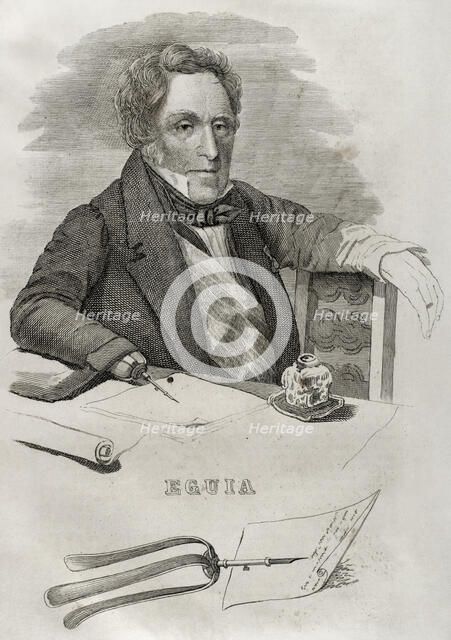 Nazario Eguía (Nazario de Eguía y Sáenz de Buruaga (1777-1865), Count of Casa Eguía, 1842.  Creator: Unknown.