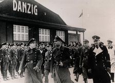 Nazi Deputy Führer Rudolf Hess visiting the free city of Danzig, 1930s