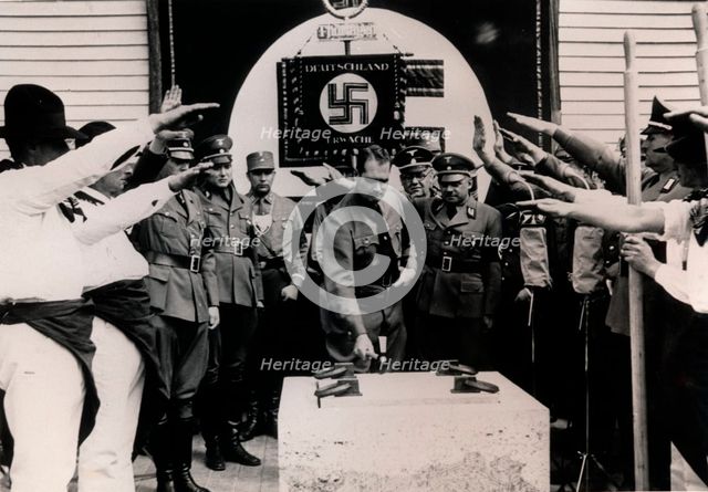 Nazi Deputy Führer Rudolf Hess, Weimar, Germany, May 1937. Creator: Unknown.