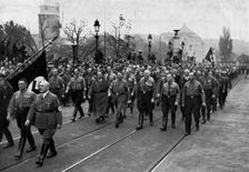 Nazi parade, Munich, Germany, 1934