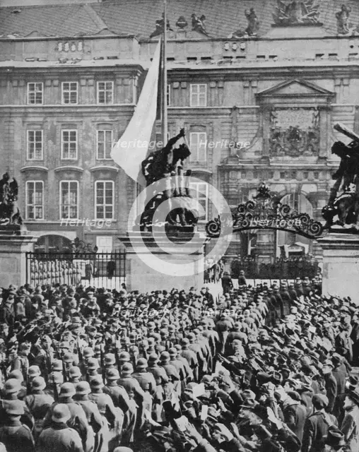 'Nazis Enter The Czech Capital', 1939, (1940). Artist: Unknown.