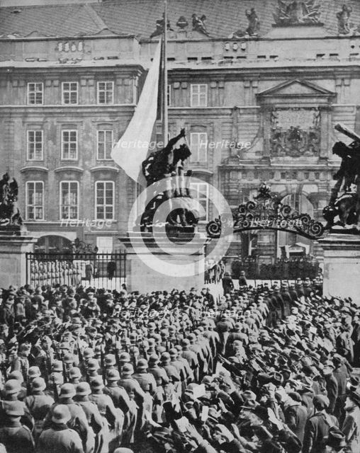 'Nazis Enter The Czech Capital', 1939, (1940). Artist: Unknown.