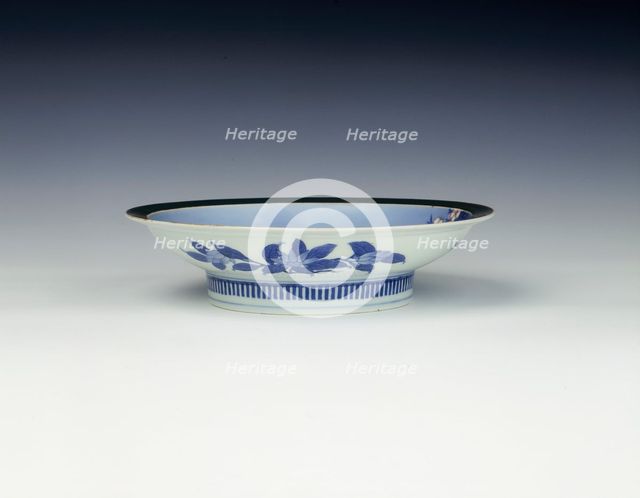 Nabeshima polychrome dish, Kyoho Era, middle Edo period, Japan, 1716-1736. Artist: Unknown