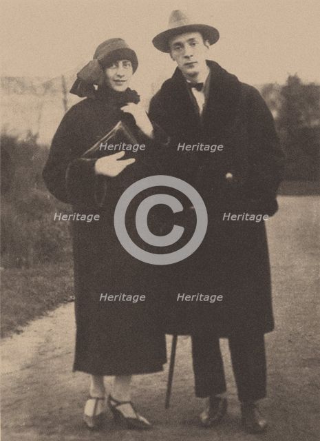 Nabokov and Vera Slonim, ca 1923.