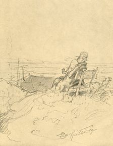 Nach der Arbeit ist gut ruhn mid-late 19th century, (c1924). Creator: Carl Spitzweg