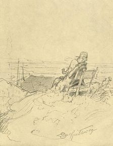 Nach der Arbeit ist gut ruhn mid-late 19th century, (c1924). Creator: Carl Spitzweg