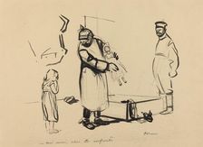 Nach Paris. -moi aussi, chai des enfants, c. 1914/1919. Creator: Jean Louis Forain
