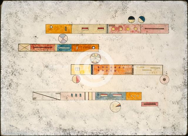Nacheinander (Successively), 1933. Creator: Kandinsky, Wassily Vasilyevich (1866-1944).