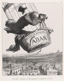 Nadar élevant la Photographie à la hauteur de l'Art, 1862. Creator: Honore Daumier
