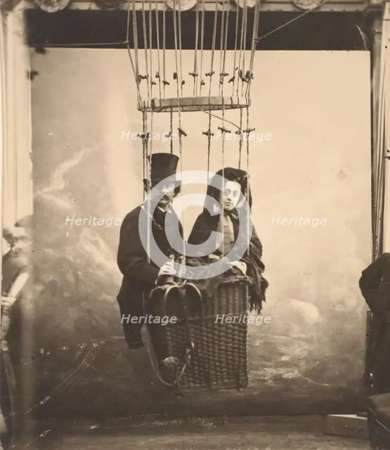 [Nadar with His Wife, Ernestine, in a Balloon], ca. 1865, printed 1890s. Creator: Nadar.