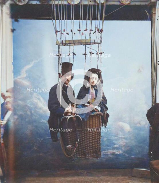[Nadar with His Wife, Ernestine, in a Balloon], ca. 1865, printed 1890s. Creator: Nadar.