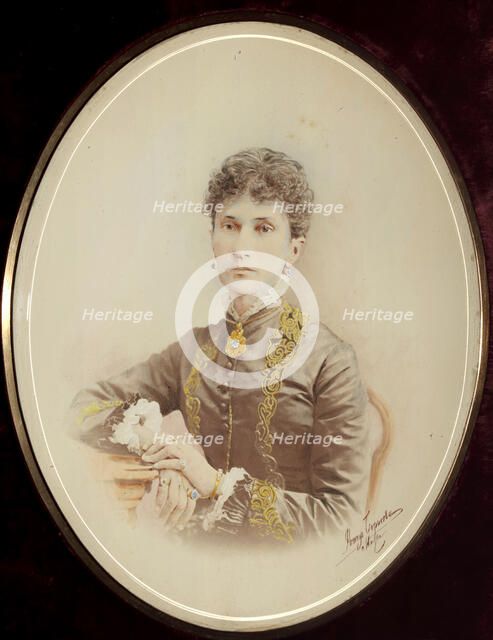 Nadezhda Filaretovna von Meck (1831-1894), 1880s.