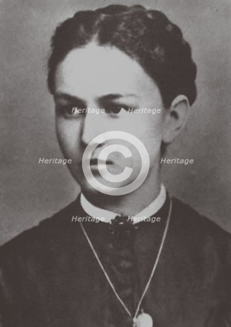 Nadezhda Nikolayevna Rimskaya-Korsakova née Purgold, 1860s.