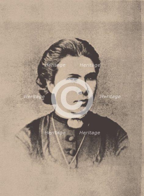 Nadezhda Prokofyevna Suslova (1843-1918), 1860s. Artist: Anonymous  