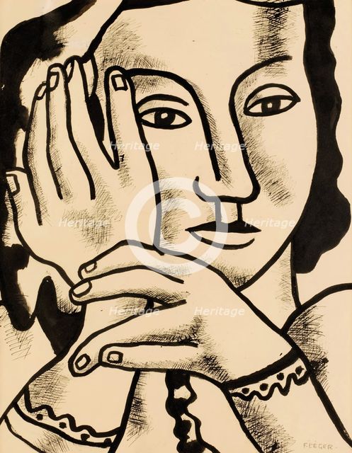 Nadia, c1952. Creator: Fernand Leger.