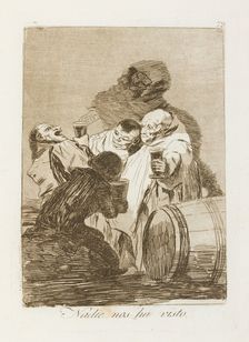 Nadie nos ha visto.; Los Caprichos, pl.79, 1799. Creator: Francisco Goya
