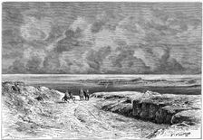Nafta and the Shott-el-jerid c1890. Artist: Bertrand