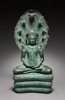 Naga-Enthroned Buddha, 1100s. Creator: Unknown