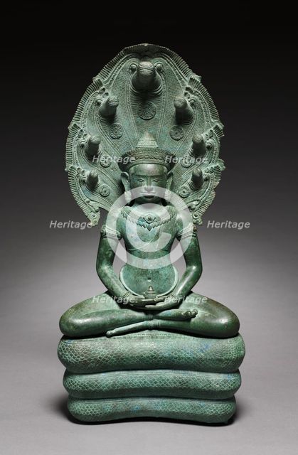 Naga-Enthroned Buddha, 1100s. Creator: Unknown.