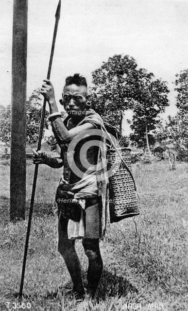 Naga man, India, 20th century. Artist: Unknown