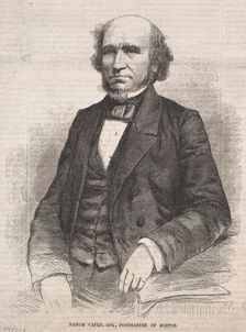 Nahum Capen, Esq., Postmaster of Boston, 1859. Creator: Winslow Homer (American, 1836-1910)