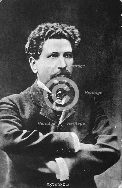 Nahum Sokolow (1859-1936), Zionist leader, pioneer in Hebrew journalism and prolific Hebrew author. Artist: Unknown
