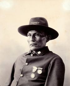 Naiche, hereditary chief of the Chiricahua, 1898. Creator: Frank A. Rinehart